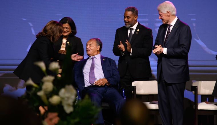Jesse Jackson praised Kamala Harris when she became Vice President in 2021.