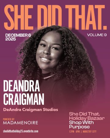 The She Did That. x MadameNoire Holiday Bazaar Gift Guide: 4 Black Woman-Owned Home Brands To Shop, Celebrate & Gift This Season