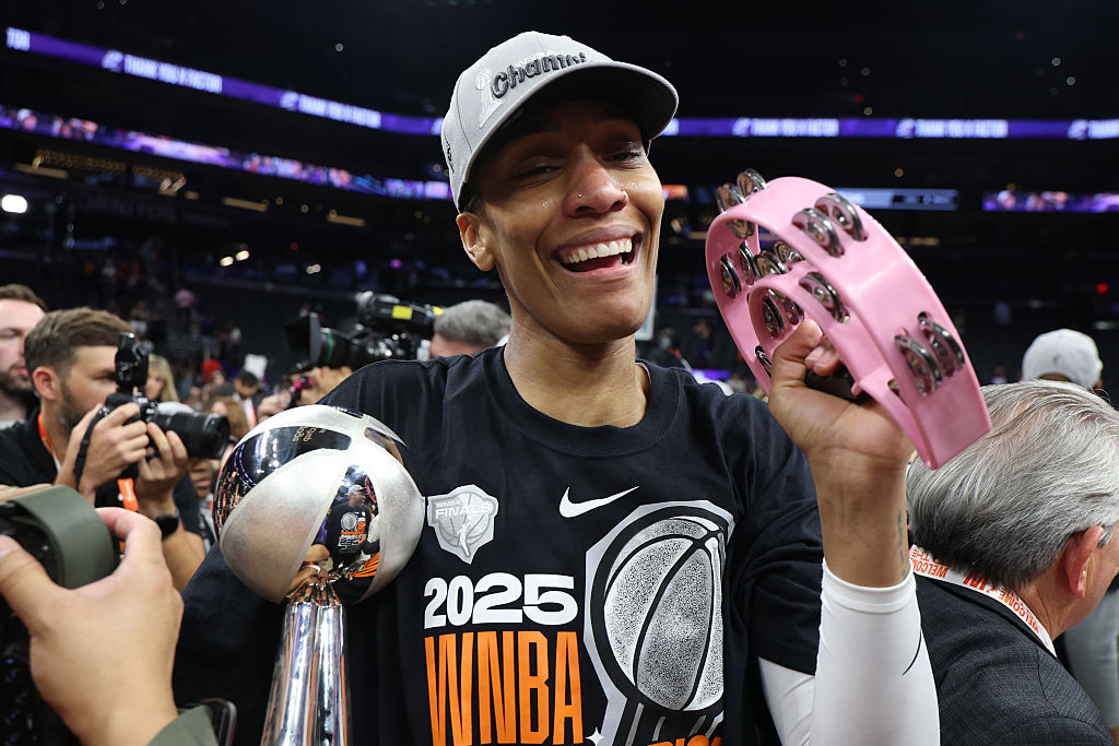 A'ja Wilson post game at 2025 WNBA Finals - Game Four