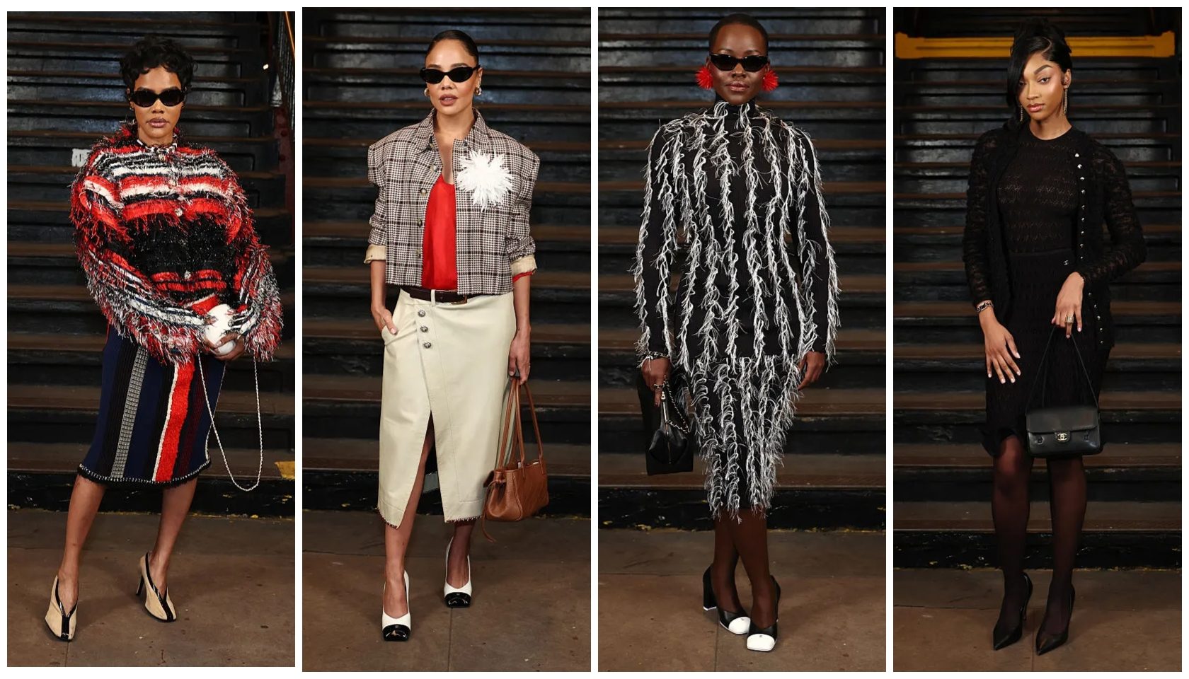 Teyana Taylor & Angel Reese Ride High At Chanel Subway Show Teyana Taylor & Angel Reese Ride High At Chanel Subway Show