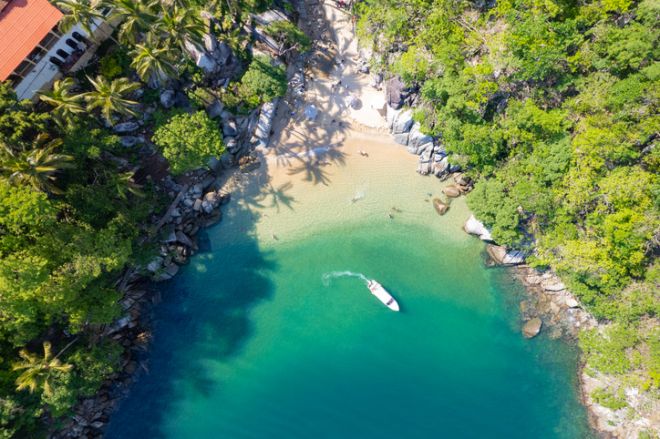 Stunning Aerial View of Colomitos Beach, Mexico