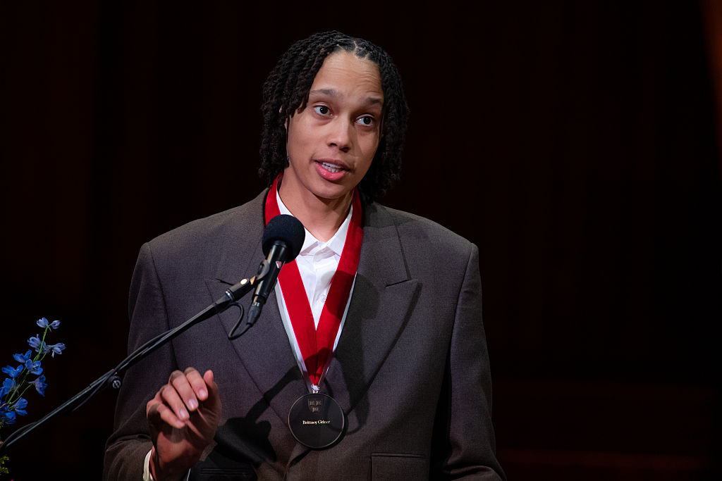 OTHER: NOV 04 Brittney Griner Receives W.E.B. Du Bois Medal
