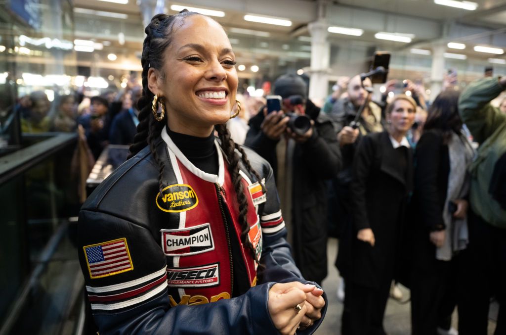 Alicia Keys Performs At St. Pancras International Station