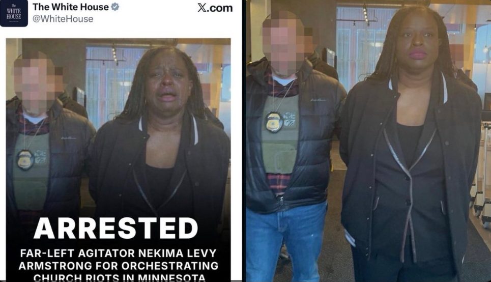 ‘Pathetic, Immature & Moronic’ White House Caught Doctoring Arrest Photo Of Anti-ICE Protester [Op-Ed]