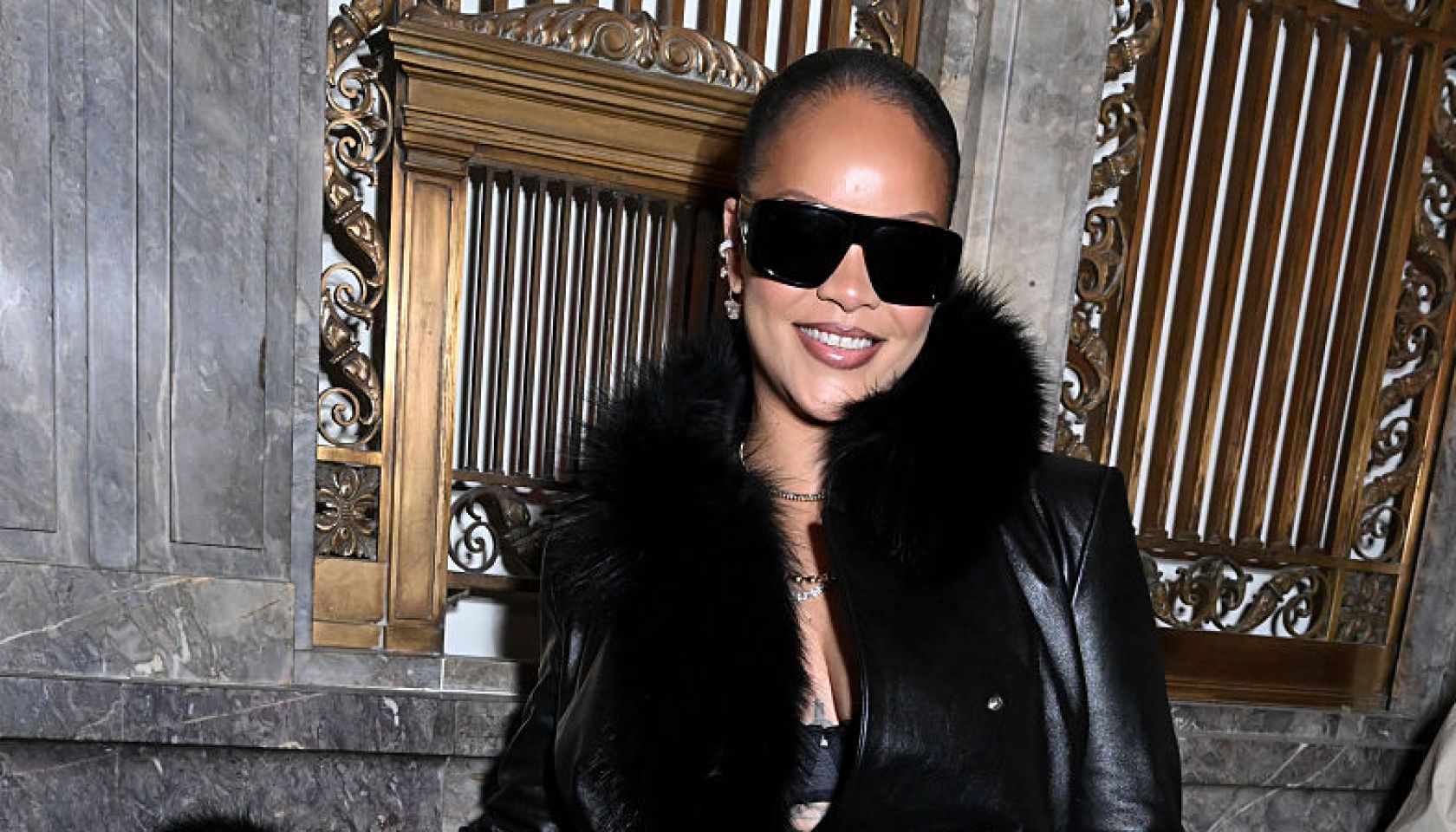 Rihanna’s Booty Slip Steals Thunder At A$AP Rocky’s NYFW Show Rihanna’s Booty Slip Steals Thunder At A$AP Rocky’s NYFW Show