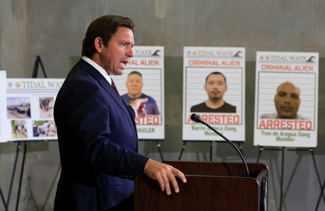 Governor DeSantis And ICE Announce Largest Joint Immigration Enforcement Operation In Florida History