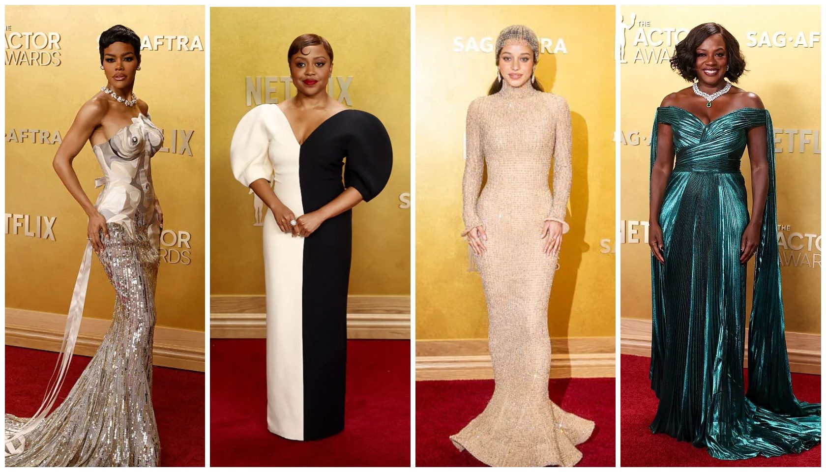 Serving SwAG — From Teyana To Viola, The Black Celebs Who Owned The 2026 SAG Awards Red Carpet