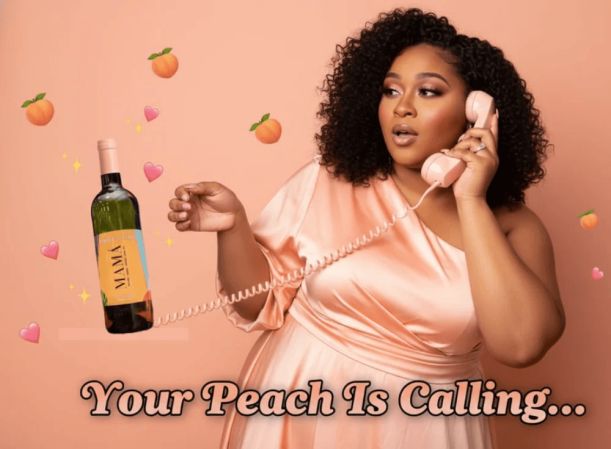 Hello MAMÁ Wine Moscato Peach