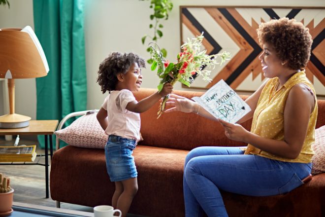 Child Expressing Gratitude and Love on Mother’s Day