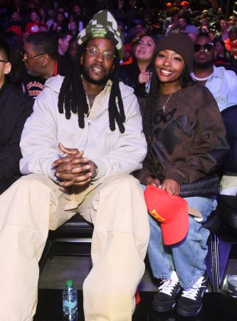 Celebrities Attend Orlando Magic v Atlanta Hawks