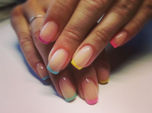 pride inspired nails, pride