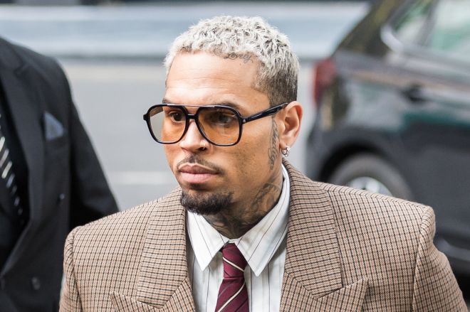 Chris Brown Appears at Southwark Crown Court in London