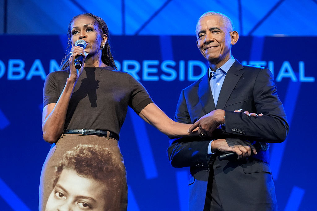 Michelle Obama Brings Grace & Elegance, Honoring Her Mom At The Barack Obama Presidential Center Opening Ceremony [Gallery]