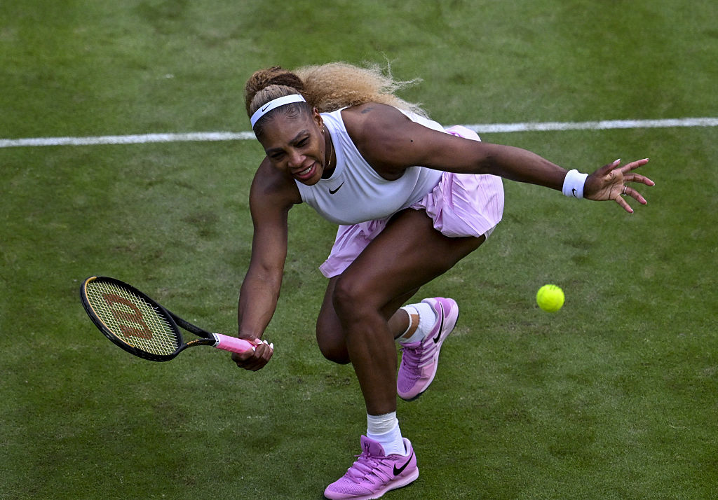 Serena Williams competes in doubles match at WTA 500 Berlin Open