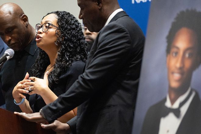 Civil Rights Attorney Ben Crump Holds News Conference On Death Of Nolan Wells In Mississippi