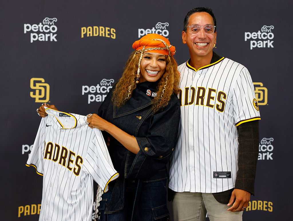 San Diego Padres Owners José E. Feliciano and Kwanza Jones